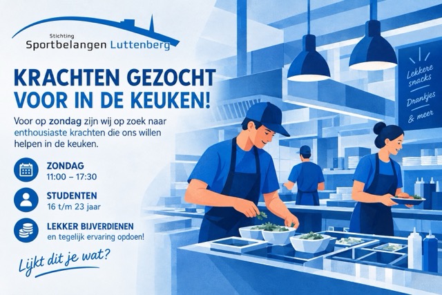Oproep: Keukenhulp gezocht!